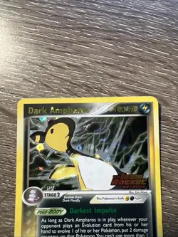 Pokemon Dark Ampharos 2/109 Reverse Foil Holo Rare EX Team Rocket - Image 4