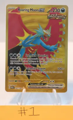 Roaring Moon ex 262/182 Hyper Rare Paradox Rift Pokemon - Image 1