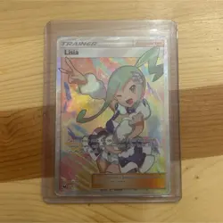 Pokemon TCG Lisia Full Art Trainer-Supporter Holo 164/168 Sm-Celestial Storm - Image 1