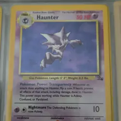 Pokemon Haunter Fossil 6/62 Holo Rare Stage 1 50 HP Unlimited English - Image 1
