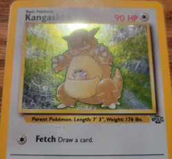 1999 Pokemon TCG vintage Kangaskhan Holo Rare Jungle 5/64 - Image 2