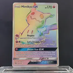 Pokemon Mimikyu GX 226/214 MINT SM-Lost Thunder GX Full Art Secret Rare Holo 🔥 - Image 1