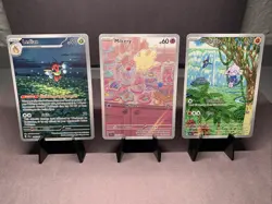 Pokemon TCG SV07: Stellar Crown Illustration Rare Full Art Holo Lot NM - Image 1