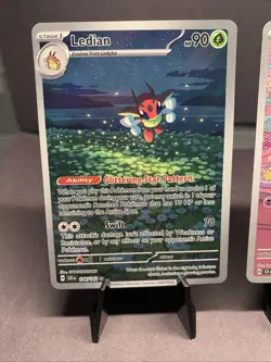 Pokemon TCG SV07: Stellar Crown Illustration Rare Full Art Holo Lot NM - Image 2