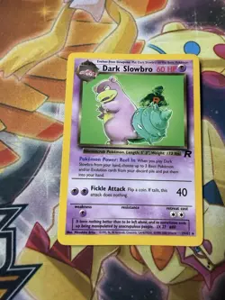 Dark Slowbro 29/82, Team Rocket, Pokemon TCG, Unlimited 2000, WOTC, Vintage, NM - Image 1