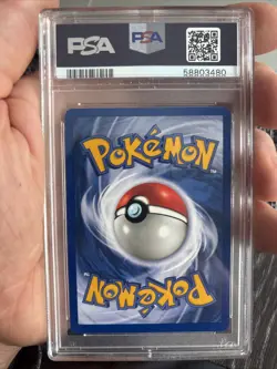 1999 Pokemon Game Base Set Unlimited #35 Magikarp PSA 9 MINT - Image 2