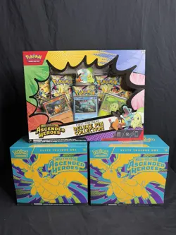 Pokemon TCG Ascended Heroes 2 ETB + First Partners Deluxe Pin Collection SEALED - Image 2