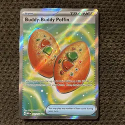 🪶Pokemon TCG - Mega Evolution - Buddy-Buddy Poffin #167/132 - Near Mint - Image 1