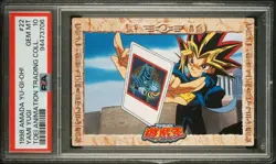PSA 10 1998 Amada Yugioh Toei Animation Trading Coll #22 Yami Yugi Dark Magician - Image 1