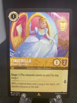 Disney Lorcana Cinderella Ballroom Sensation 3/204 Non-Foil Floodborn - Image 1