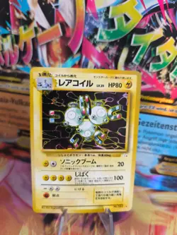Pokemon Karte Card Magneton Mysterious Of Fossil Holo Wotc japanese NM- - Image 1