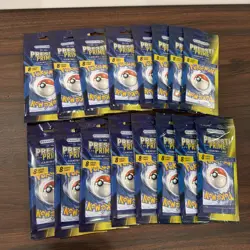 Lot Of 16 Pokemon Pressti Prime Sealed Packs - 8 Cards Per Pack + 2 bonus Cards - Image 4