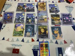 SALE! | Mewtwo with The Starry Night | Van Gogh Pokemon Cards | #22 | Read Desc. - Image 4