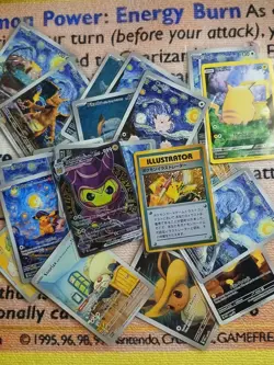 SALE! | Mewtwo with The Starry Night | Van Gogh Pokemon Cards | #22 | Read Desc. - Image 5