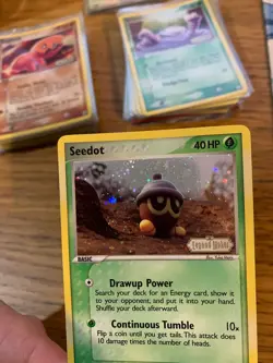 NEAR MINT! Seedot (61/92) Stamped Reverse Holo EX Legend Maker Pokemon Card! - Image 3