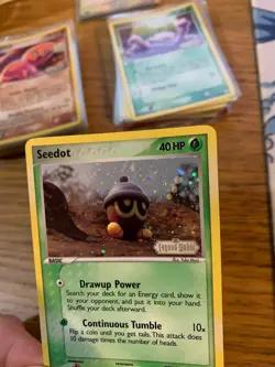 NEAR MINT! Seedot (61/92) Stamped Reverse Holo EX Legend Maker Pokemon Card! - Image 4