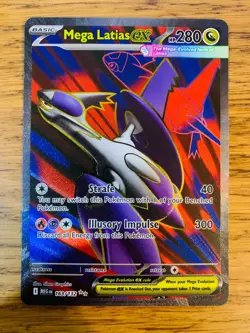 NM! Mega Latias ex (163/132) Mega Evolutions Full Art Pokemon Card! FREE P&P! - Image 1