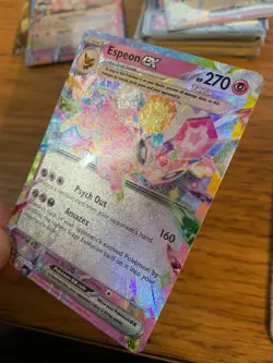NM! Espeon ex (034/131) Prismatic Evolutions Double Rare Pokemon Card! - Image 4