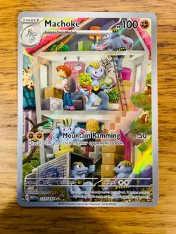 Machoke (177/165) S&V 151 Illustration Rare Pokemon Card! FAST & FREE P&P! - Image 2