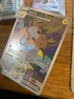 NM! Raichu (211/193) Paldea Evolved Illustration Rare Pokemon Card! - Image 4