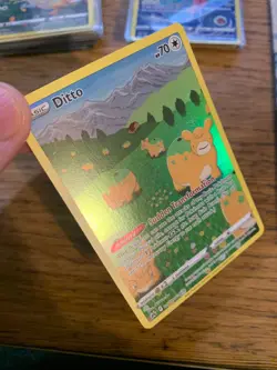 NEAR MINT! Ditto GG22/GG70 Crown Zenith Galarian Gallery Pokemon Card! - Image 3