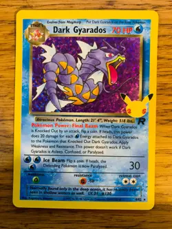 NM! Dark Gyarados (8/82) Celebrations 25th Anniversary Holo Pokemon Card! - Image 1