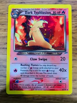 Dark Typhlosion (10/105) Holo Neo Destiny Set Pokemon Card! FREE P&P! - Image 2