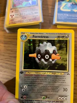 1st Edition Forretress (2/75) Holo Neo Discovery Set Pokemon Card! FREE P&P! - Image 4