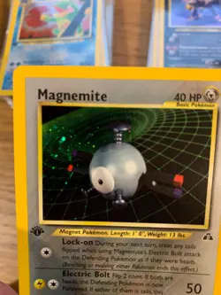 1st Edition Magnemite (7/75) Holo Neo Discovery Set Pokemon Card! FREE P&P! - Image 4