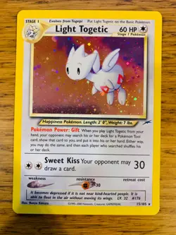 Light Togetic (15/105) Holo Neo Destiny Set Pokemon Card! FREE P&P! - Image 1