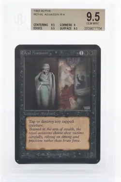 Magic The Gathering MTG Royal Assassin Alpha BGS 9.5 Gem Mint - Image 1