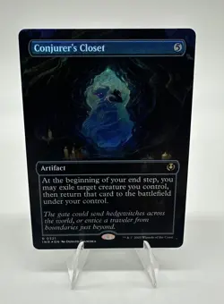 Conjurer's Closet BORDERLESS FOIL R 321 - Innistrad Remastered INR MTG - Image 1