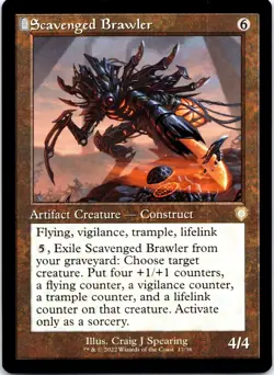 Scavenged Brawler (Retro Frame) R Commander: The Brothers' War 17 NM - Image 1