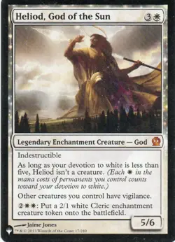 MTG: The List Reprints: Heliod, God of the Sun: Lightly Played Condition - Image 1
