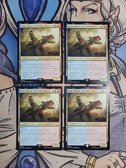 4x Mary Read and Anne Bonny NM/M ACR MTG Magic - Image 1