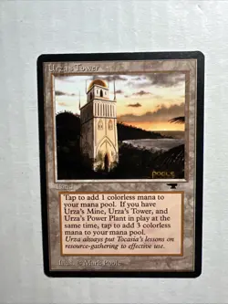 MTG Antiquities Urza's Tower (seashore) NM to very light play 1994 - Image 1