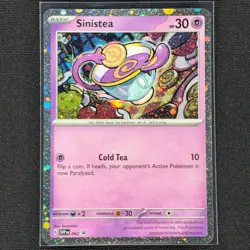 Sinistea - SVP062 - Cosmos Holo - Black Star Promo - Pokemon Card - NM/M - Image 1