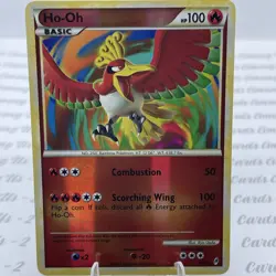 Pokemon - Ho-Oh - Reverse Holo - 9/95 - HS Call of Legends - Rare Card - - Image 1