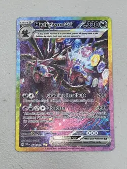Hydreigon ex SV08: Surging Sparks 240/191 SIR Holo Illustration Rare Pokemon TCG - Image 2