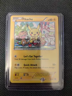 Pokemon TCG 2016 - Pikachu XY95 - Black Star Promo Holo Rare - Neer mint ! - Image 3
