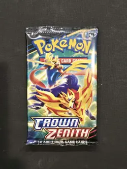 Pokemon TCG Crown Zenith Booster Pack English 10 Cards Zacian Zamazenta - Image 1