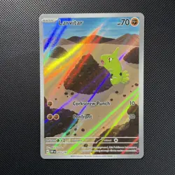 Pokemon TCG Larvitar 203/197 Illustration Rare Obsidian Flames - Image 1