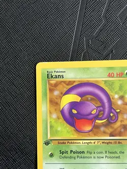 Pokemon TCG Ekans 46/62 First Edition Fossil (English) -LP - Image 4