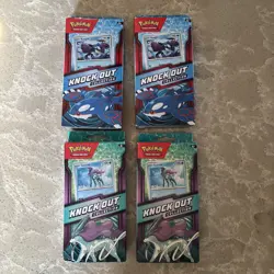 4x Pokemon TCG Knockout Collection 2 Suicune And 2 Kyogre New/Sealed - Image 1
