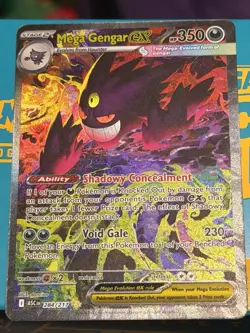 Mega Gengar ex 284/217 SIR Secret Rare Pokemon Ascended Heroes MINT Pack Fresh - Image 1