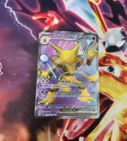 Pokemon TCG - Alakazam ex Full Art Ultra Rare - SV: 151 188/165 - NM English - Image 1