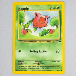 Hoppip 55/75 Neo Discovery Regular Common Vintage Pokemon Card TCG English LP - Image 1