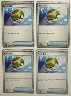 Pokemon TCG - Nest Ball 181/198 - Scarlet & Violet - NM - Playset 4x - Image 1