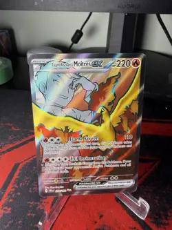 Team Rocket's Moltres ex 208/182 - Pokemon TCG Destined Rivals Ultra Rare NM - Image 1