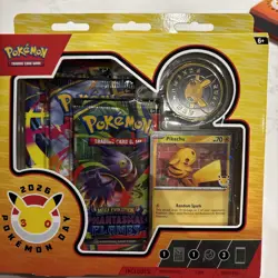 Pokemon Day Pikachu Collection Box Mega Phantasmal Flames NEW & Sealed - Image 2